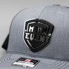 Gorras personalizadas con insignia de empresa y logotipo - Gorra de camionero de malla - Doble capa - Diseño con revestimiento en polvo