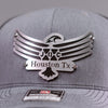 Gorras personalizadas con insignia de empresa y logotipo - Gorra de camionero de malla - Doble capa - Diseño con revestimiento en polvo